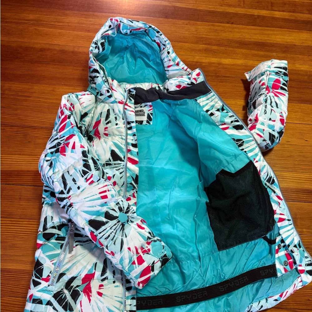 Spyder Kids' Colorful Patterned Puffer Jacket